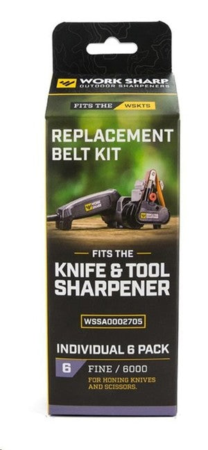 WORK SHARP P6000 λωρίδα λείανσης για WSKTS-I 6-pack, γκρι