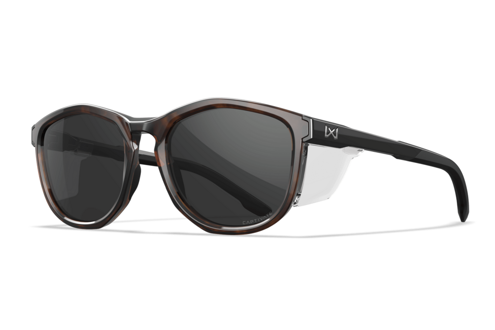 Wiley X Bravo slnečné okuliare, Gloss Tortoise / CAPTIVATE™ Polarized Grey