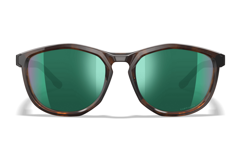 Wiley X Bravo slnečné okuliare, Tortoise / CAPTIVATE™ Polarized Green Mirror