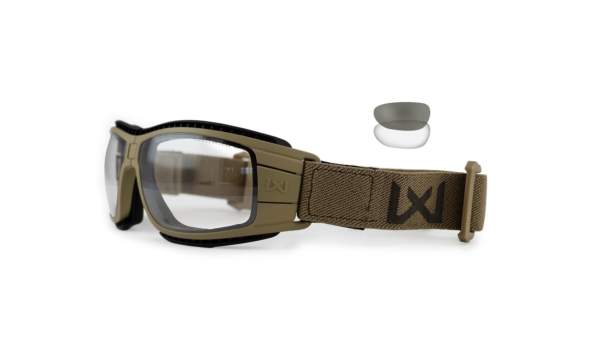 Wiley X Lynx Glasses, Matte Tan/Grey-Clear