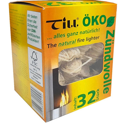 Eco Ignition Wool αναπτήρας φλόγας 32 τεμάχια