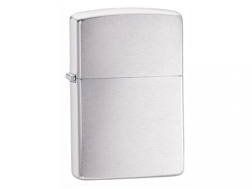 Zippo Αναπτήρας Βενζίνης, Ταμπουρωμένο Χρώμιο