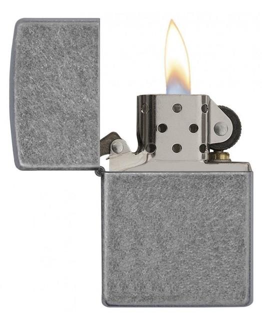 Zippo Αναπτήρας Benzίνης Αντικέ, Ασημί