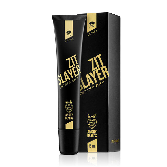 Angry Beards Zit Slayer Le Pimp Τζέλ Κατά της Ακμής, 15 ml